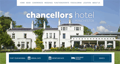 Desktop Screenshot of chancellorshotel.co.uk